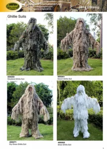 2016 Catalog Page 1- Ghillie Suits