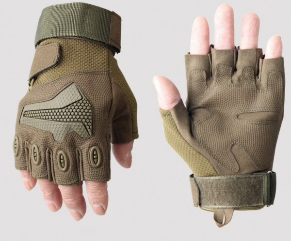 A-38 Half Finger Hard Knuckle Gloves for Hiking Cycling Climbing Outdoor Camping Sports Touch Screen Gloves