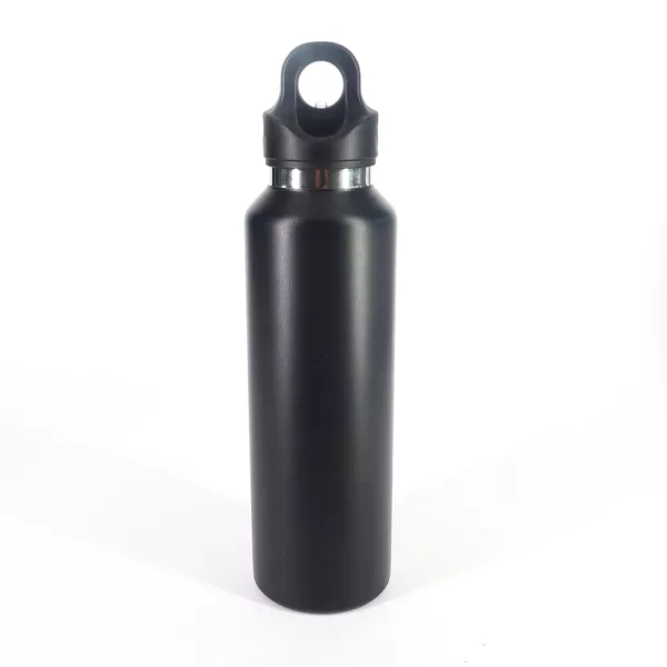 Portable Vacuum Insulated Double-Walled Water Bottle Flask for Cold or Hot Beverag Twist-Free and No-Screw Insulated Flask