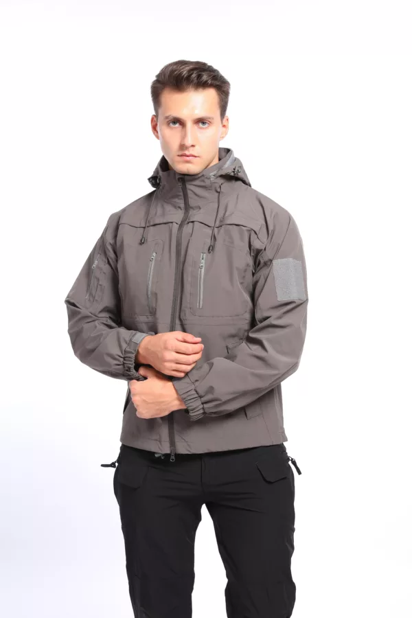 New Style Pizex Men's Outdoor Tactical Hunting Clothing Waterproof Windproof Nylon Jacket - Image 6