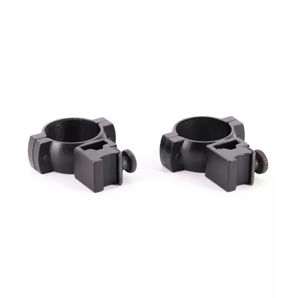 Tactical Hunting Air Gun Adjustable High Profile Picatinny 30mm Scope Rings with See Through Base - Image 6