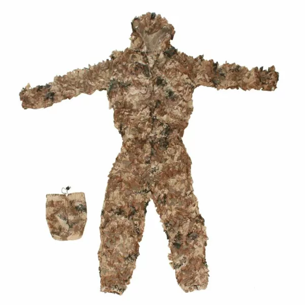 3D Multi Colors Woodland Camouflage Clothing Clothes and Pants for Hunting Shooting Wildlife Ghillie Suit - Image 4