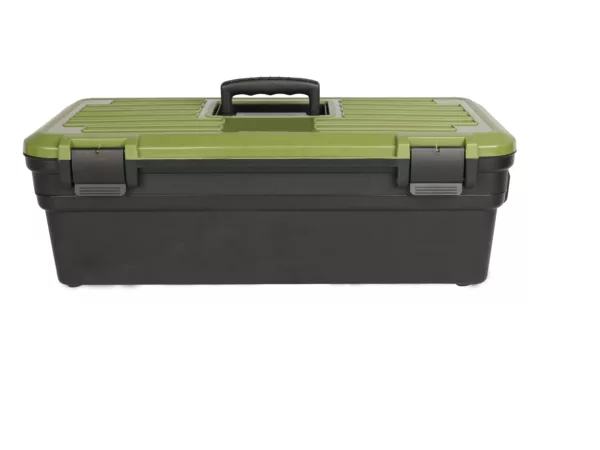 Big Plastic Toolbox with Removable Tray - Image 2