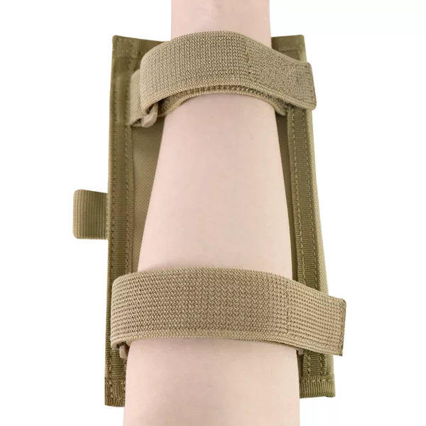 Camping Accessories Wrist Map Holder Armband Sleeve Arm Pouch Khaki - Image 6