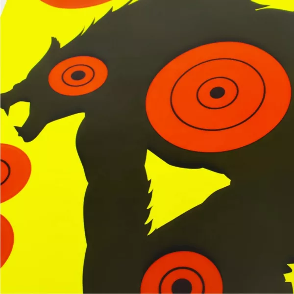 Splatter Reactive Targets Self Adhesive Paper Targets Can Shave Silhouette 8inch Bow and Arrow Paper Target - Image 4