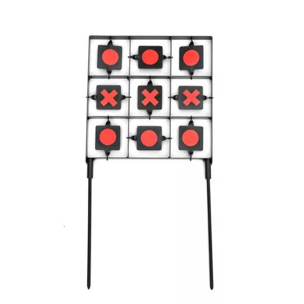 Practice Training 9 Squares Automatic Spinning Reset Target Shooting Metal Targets