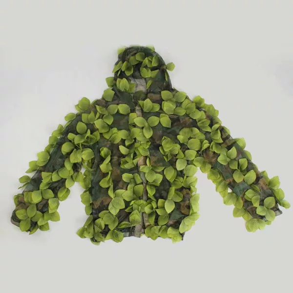 Multi Color Choice 3D Leaves Woodland Camouflage Clothing Clothes and Pants for Hunting Shooting Wildlife Ghillie Suit - Image 5