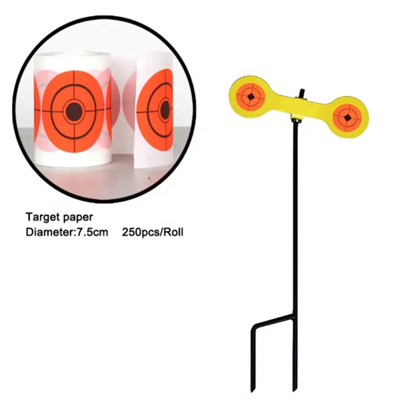 Auto Reset Target Resetting Ground Rotate Target Outdoor using steel target - Image 3