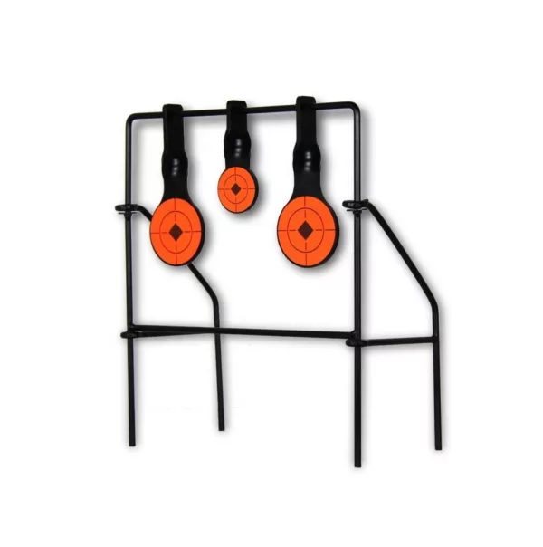 Outdoor Double Field Metallic Spinner Plinking Metal Auto Reset Shooting Target - Image 2