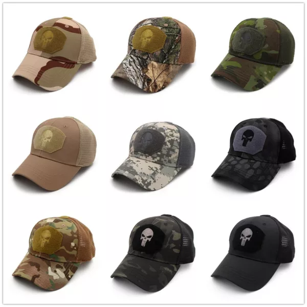 skull Embroid New Hat Baseball Hats Mountaineering Sun Hat ca p - Image 6