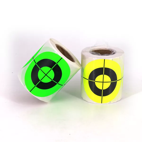 Adhesive Shooting Target Pasters -200pcs 3" Shooting Target Stickers Fluorescent Round Bullseye Target Dots for Shooting Strong - Image 4