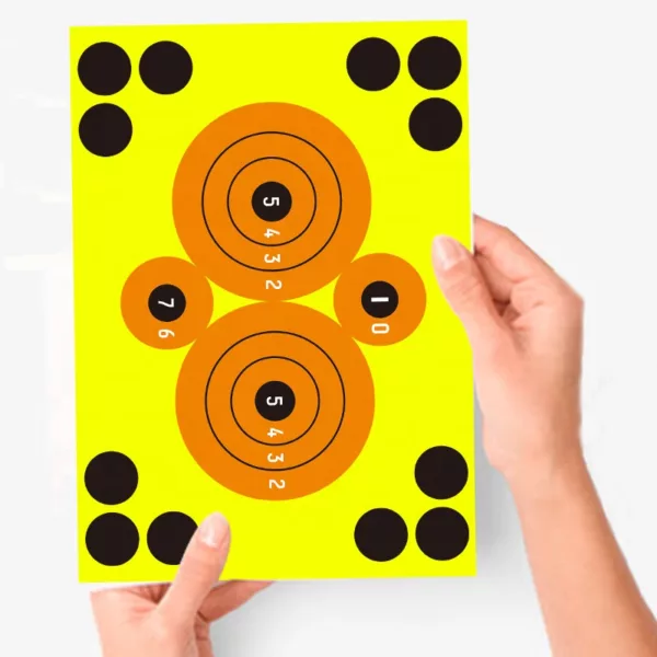 Different Size Splatter Reactive Targets Self Adhesive Paper Targets Can Shave Silhouette 203x105mm Paper Target - Image 6