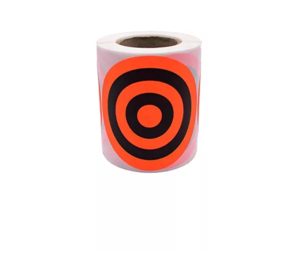 Outdoor Paper Target Sticker 7.6cm 3inch Sticker Target 200pcs Shooting Roll Adhesive Targets - Image 2