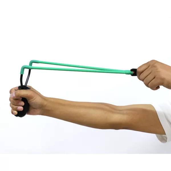 Deluxe Hunting Slingshot With Green Rubber - Image 6