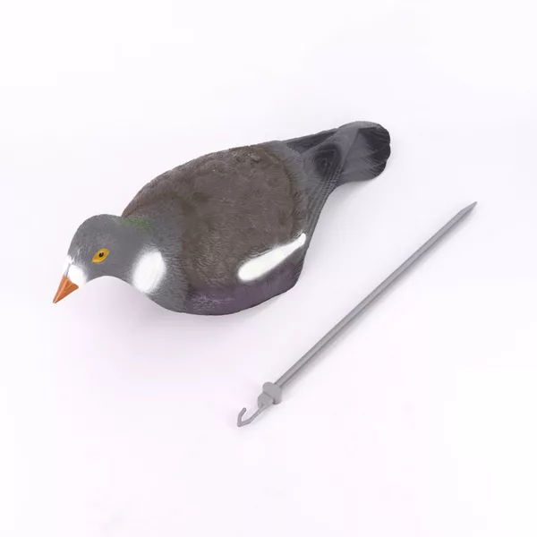 Hunting Plastic Half Shell Pigeon Decoy with Built Stake Garden and home decoration plastic simulation Pigeon - Image 3