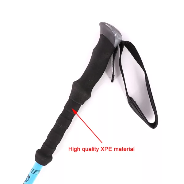 Outdoor Light Weight Adjustable Trekking Stick Walking Pole climbing tool - Image 3