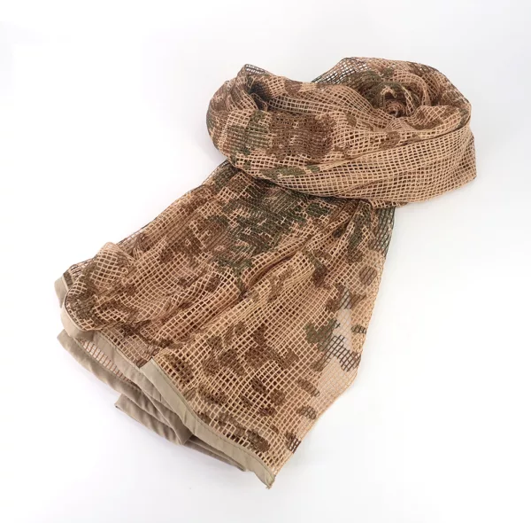 Military Tactical Shemagh Camo Multicamo Acu Camo Desert Scarf Mesh Scrim Head Scarf - Image 6