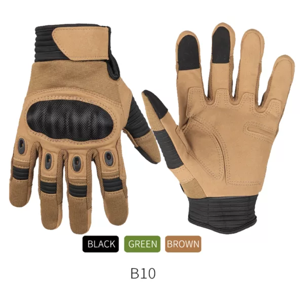 Hot Selling Stock Hard Knuckle Gloves for Hiking Cycling Climbing Outdoor Camping Sports Touch Screen Gloves - Image 3