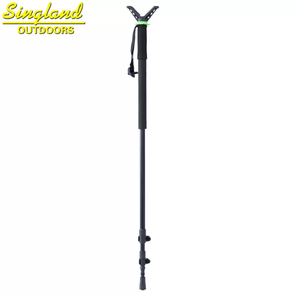 Classic Most Popular V Shaped Rotating Yoke Monopod Telescopic Shooting Stick Hunting Stick