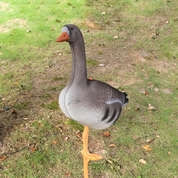 Flocking Standing Outdoors Full-Size Goose Decoy Garden Decoration 3D Foldable XPE Goose Decoy  Body Stake - Image 4