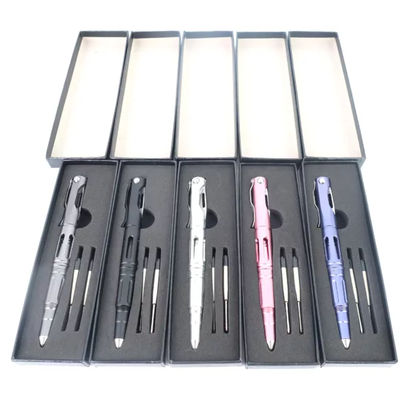 High Quality defence personal Tactical Pen Self Defense Pen Tool Multipurpose Aviation Aluminum Anti-skid Portable