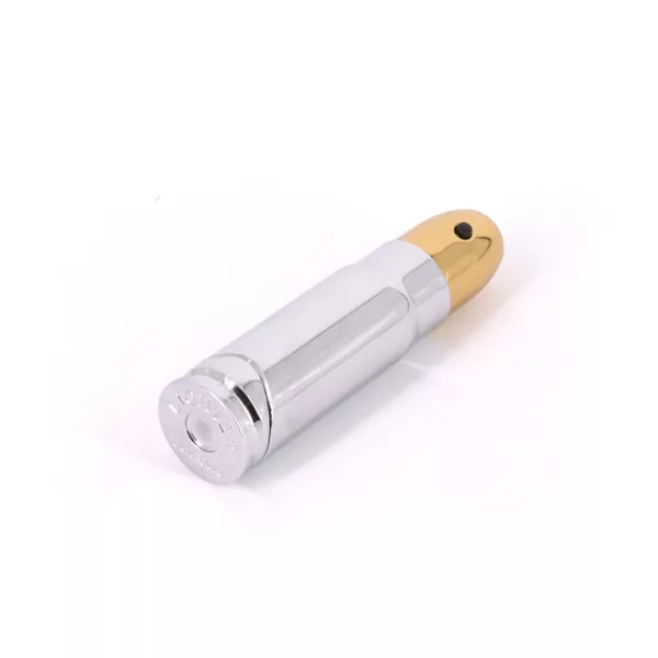 Windproof Refillable Cigarette Lighters Premium Creative Metal Bullet Jet Torch Gas Lighter  With LED Light - Image 4