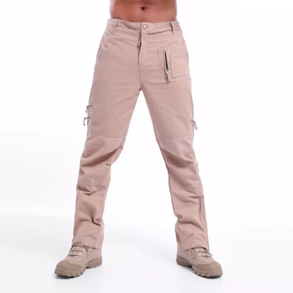 Men's Tactical Pants Outdoor Workout Cargo Pants with Multiple-Pockets - Image 3