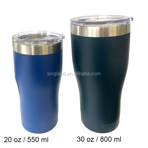 20 OZ Stainless Steel Vacuum Insulated Tumbler Travel Mug Coffee Cup with Lid Insulated Auto Cup - Image 6