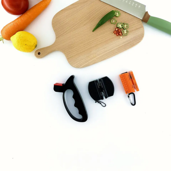 2-in-1 professional quality kitchen sharpener high quantity Custom Logo Kitchen Mini Knife Sharpener - Image 6