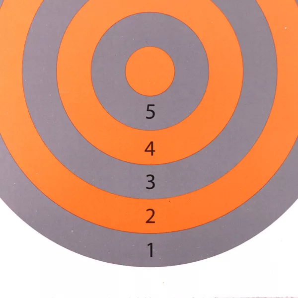 Shooting Colour Circular Paper Targets Non-Adhesive Training Aim Shooting Paper Target 15 cm 20 pcs - Image 3