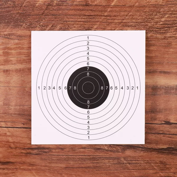 Shooting Accessories Circular Paper Targets Non-Adhesive Training Aim Shooting Paper Target 14 cm 100 pcs - Image 4