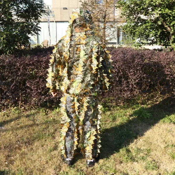 3D Leaves Woodland Camouflage Clothing Clothes and Pants for Hunting Shooting Wildlife Ghillie Suit - Image 4