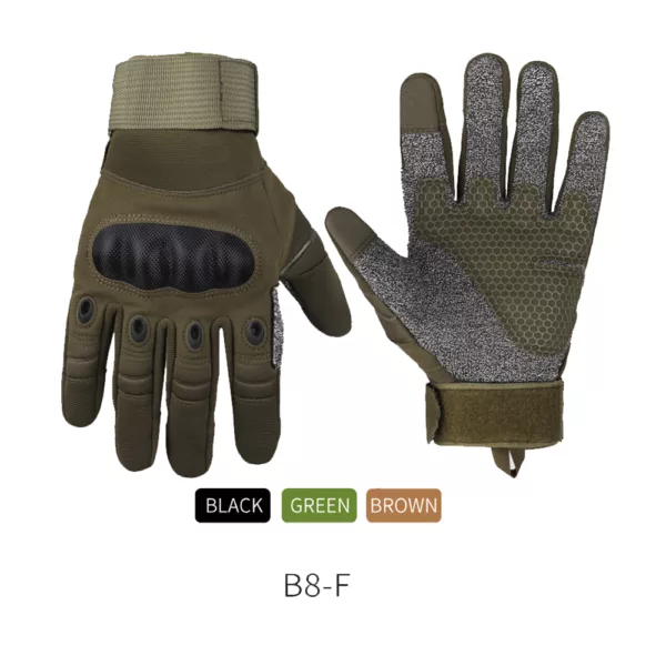 B8-F Stock Hard Knuckle Gloves for Hiking Cycling Climbing Outdoor Camping Sports Touch Screen Gloves