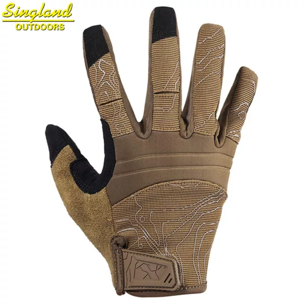 New Arrivals Driving Gloves Stocked Touch Screen Motorcycle Soft Riding Gloves Olive Green - Image 3