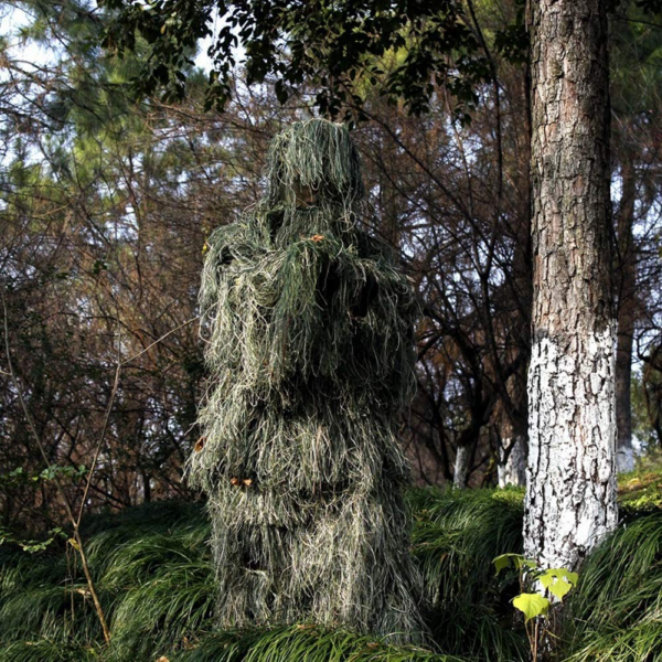 3D 4-Piece with Bag Camouflage Camo Hunting Clothing Forest Woodland Ghillie Suit Camo Suit - Image 3