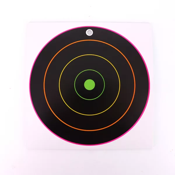 8" 10pcs Multi-Color Bull's-Eye Target Training Aim Paper Shooting Targets