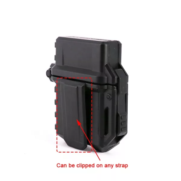 Outdoor Survival Universal Waterproof Windproof Lighter Storage Case Lighter Container Holder - Image 4