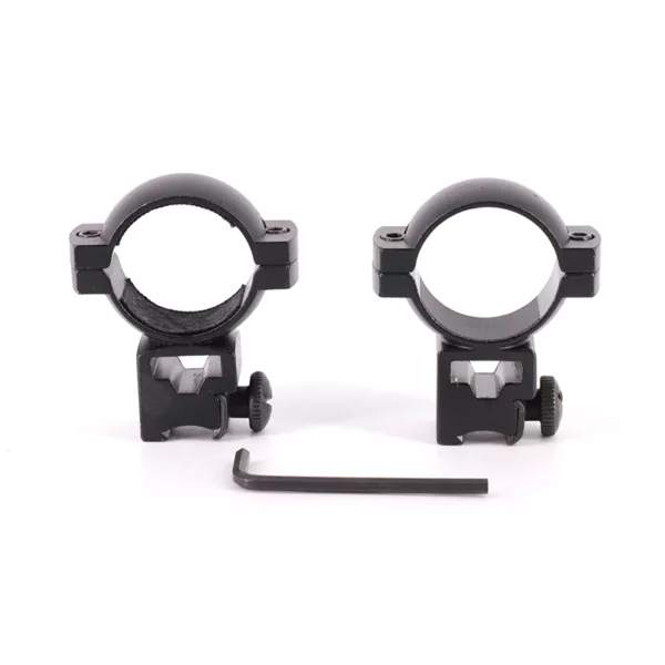 Tactical Hunting Air Gun Adjustable Picatinny Rails1" Ring 3/8" Dovetail Rings - Low 0.9"