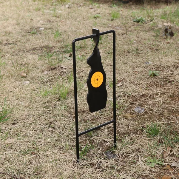 Animal Auto Reactive Reset Spinning Steel Prairie Chuck Silhouette Shooting Rabbit Steel Target - Image 5