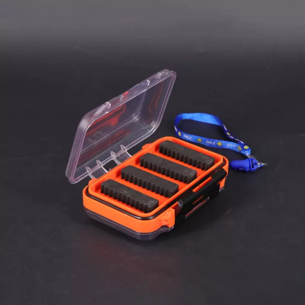 Outdoor Multifunctional Small Plastic Storage Box Two Sides Professional Fishing Lures Hook Bait Box - Image 6