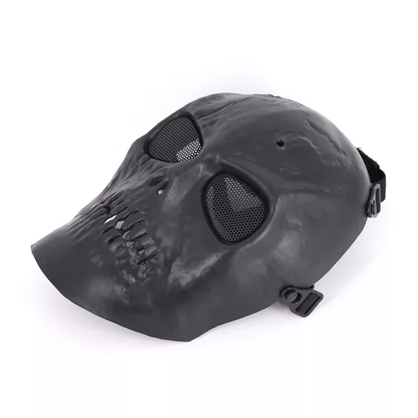 Full Face Skull Skeleton Metal Mesh Protection Safety Mask - Image 2