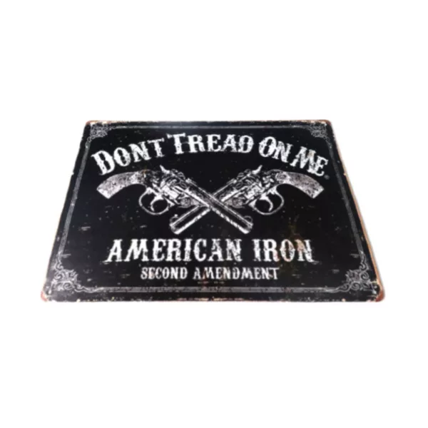 Dont Tread On Me Vintage Style Funny Rustic metal Tin Sign Cafe Home Wall Decor Tinplate Wall Decoration - Image 2