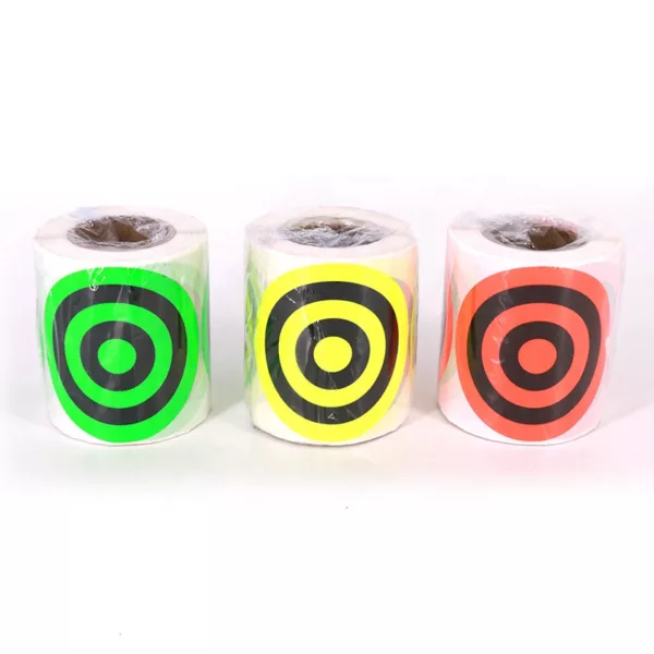 Paper Target Sticker 7.6cm Sticker Target 200pcs Roll Shooting Adhesive Targets - Image 2