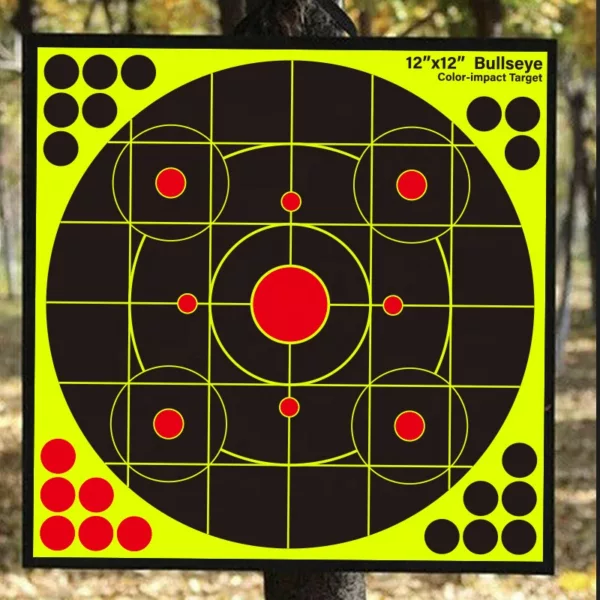 Different Size Splatter Reactive Targets Self Adhesive Paper Targets Can Shave Silhouette 305mm 12inch Paper Target - Image 6