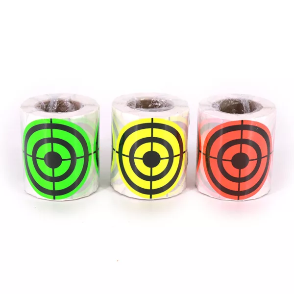 Fluorescent  Colorful Targets 200pcs-3inches Sticker Shooting Paper Targets Adhesive  Shooting Targets - Image 2