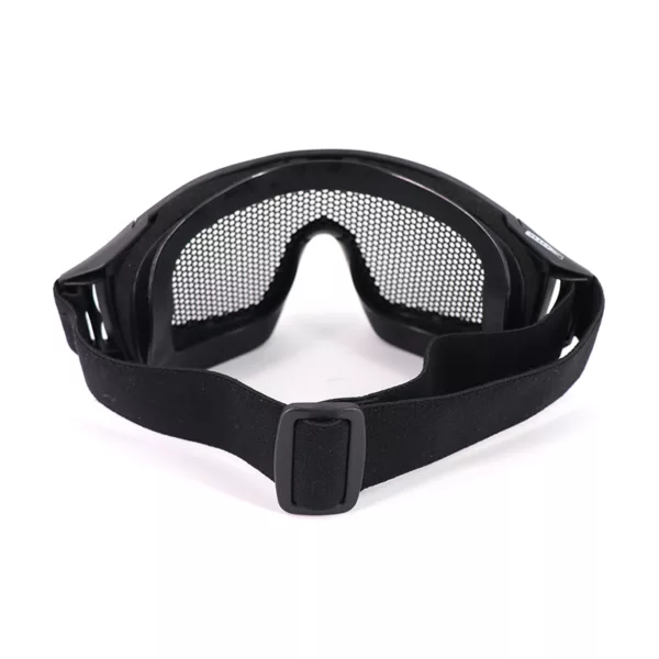 Outdoor Wire Mesh Anti-impact  Tactical Glasses With Adjustable Strap Steel Mesh - Image 5