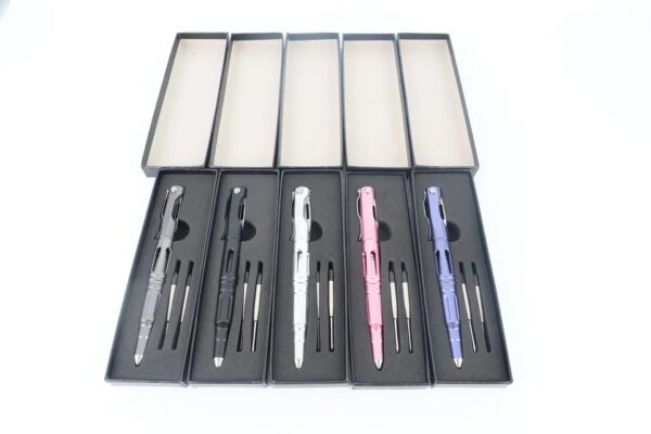 High Quality Self Defense Pen Tool Multipurpose Aviation Aluminum Anti-skid Portable Writing Pen - Image 2