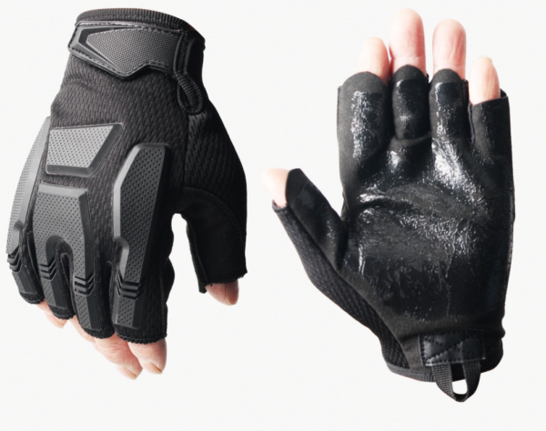 Combat Half or Full Finger Rubber Hard Knuckle Gloves Hunting Paintball Outdoor Sport Gloves - Image 5