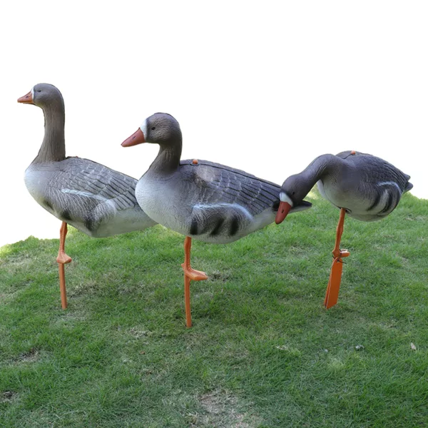 XPE Foam Goose Decoy Standing Feeding Resting Garden Decoration 3D Foldable Goose Decoy Hunting Decoy - Image 6