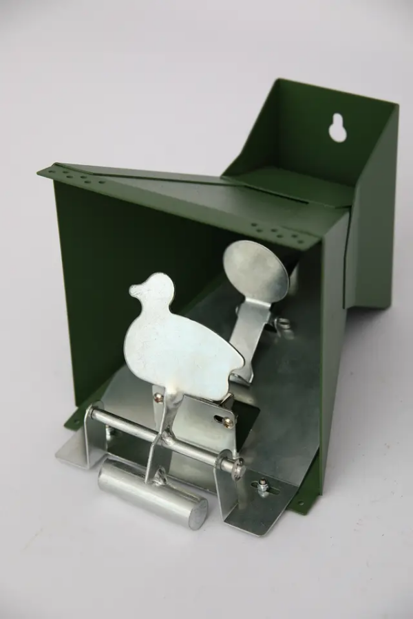 Green Duck Silhouette slingshot bullet trap pellet catcher work with Auto Reset target - Image 2